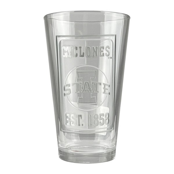 Clear Ultra Engraved I-State Pint Glass (16 oz)